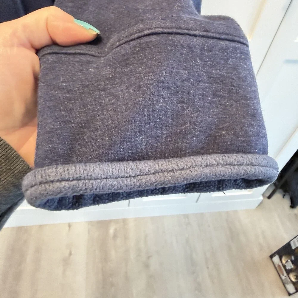 UGG Blanche II (Duffield) Robe Women's Size Large Navy Blue Soft Warm EUC - Picture 7 of 13